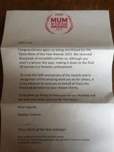 Tesco Mum of The Year Awards