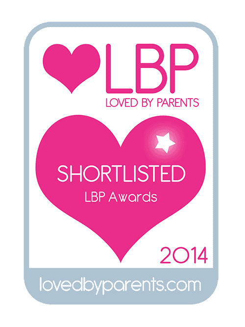 2014 Loved By Parents Awards Shortlisted Badge